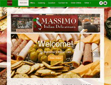 Tablet Screenshot of massimoitaliandeli.com